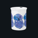 Koala named Seven Beverage Pitcher<br><div class="desc">The Lucky Charms they are a group of very lucky and cute Friends of Animals with beautiful and colorful patterns spreading luck as they go along the road of happy life journey. Hi I'm a Koala from the universe of luck and my name is Seven just like the lucky number...</div>