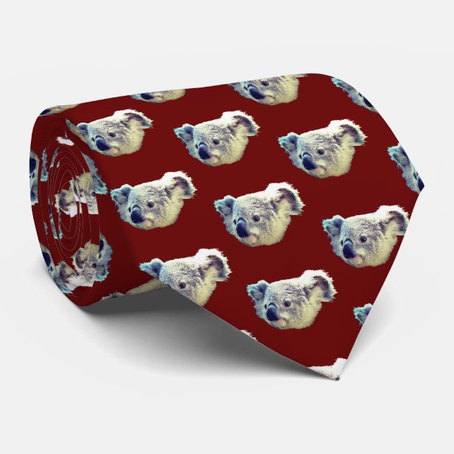 Koala Neck Tie (Rolled)