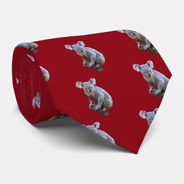Koala Neck Tie (Rolled)