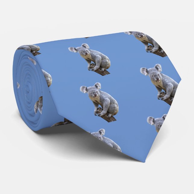 Koala Neck Tie (Rolled)