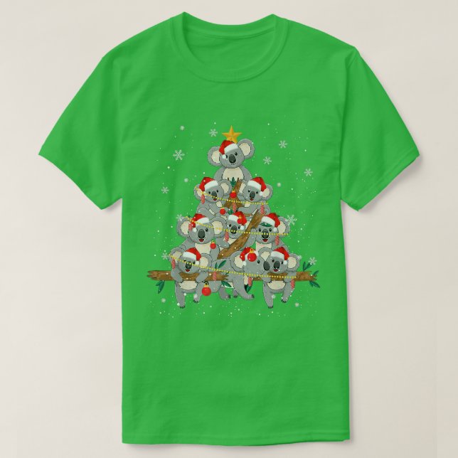 Koala Ornament Decoration Christmas Tree Tee Xmas  (Design Front)