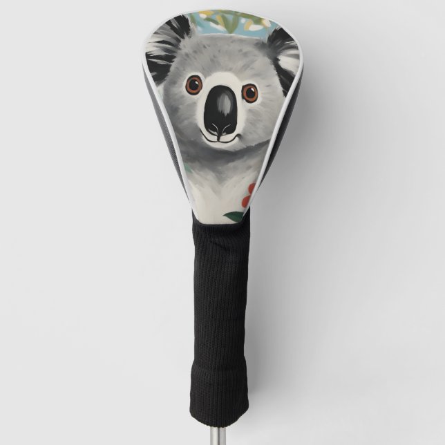 Koala Painting Golf Head Cover (Front)