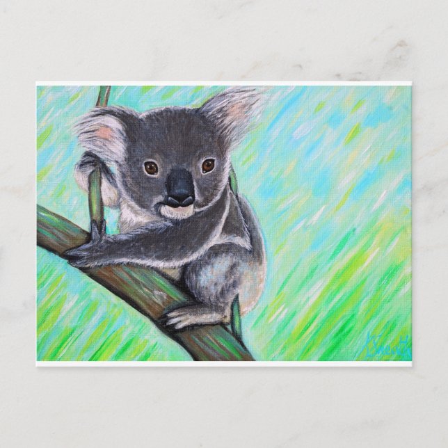 Koala Painting Postcard (Front)