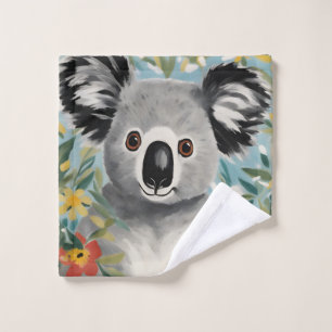 Koala Painting Wash Cloth