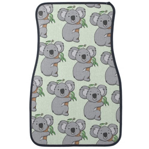 Koala Pattern Design Car Floor Mat