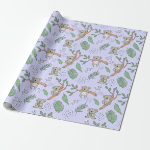 Koala Pattern Wrapping Paper