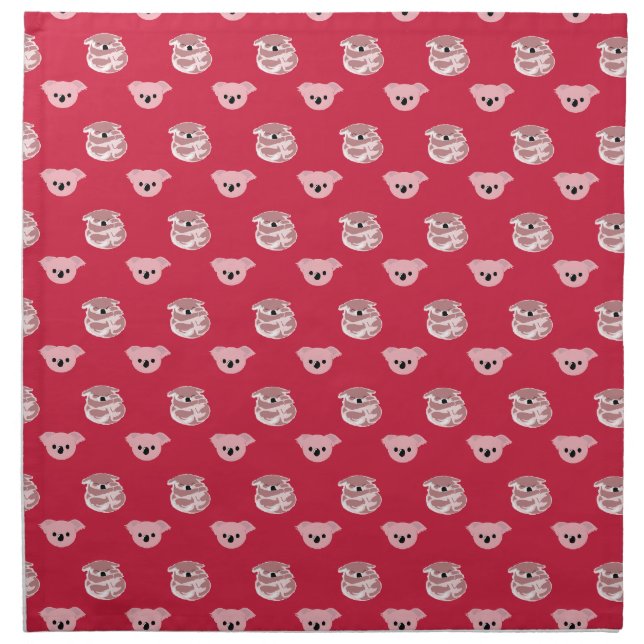 Koala patterns napkin (Front)