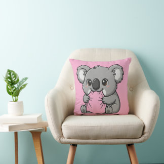Koala pilow design throw pillow