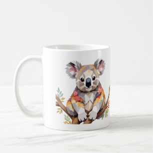 Koala Playful Adorable Fun Animal Colorful Joyful Coffee Mug