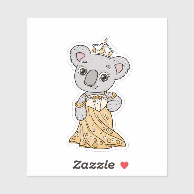 Koala Princess Sticker (Sheet)