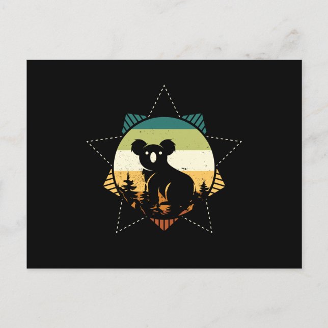 Koala Retro Postcard (Front)