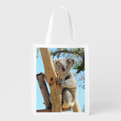 Koala Reusable Grocery Bag _ Photo on Front Only