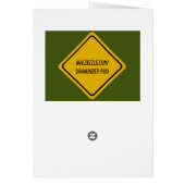 koala road sign cards (Back)