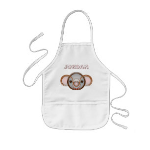 Koala - Round Abstract Personalized Kids' Apron