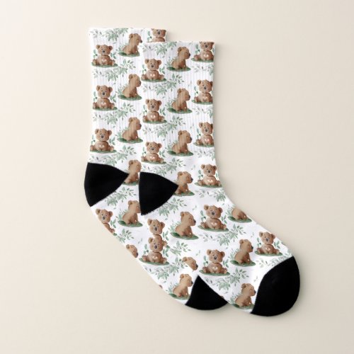 Koala Safari Jungle Socks