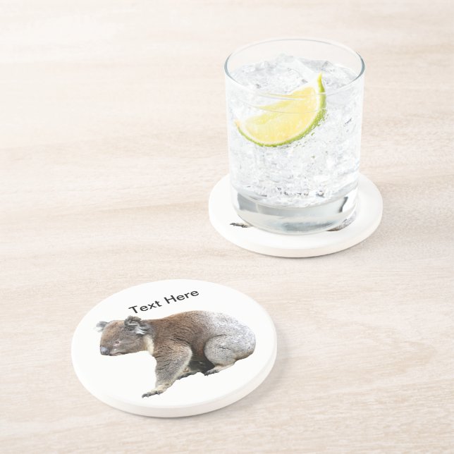 Koala Sandstone Coaster (Side)