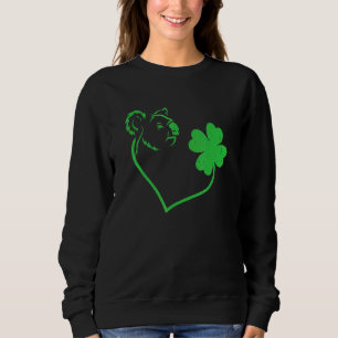 Koala Shamrock Heart C Leaf St Patrick's Day Sweatshirt