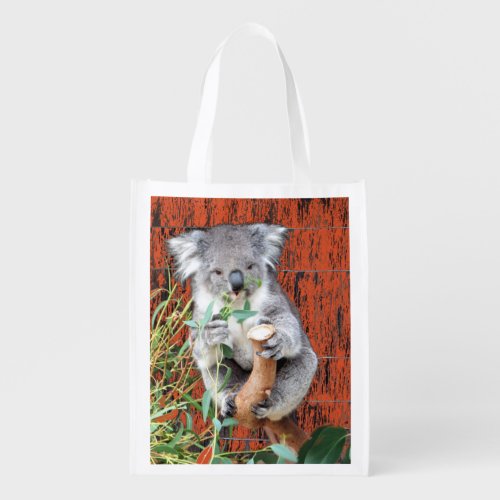 Koala Snack Time Reusable Grocery Bag