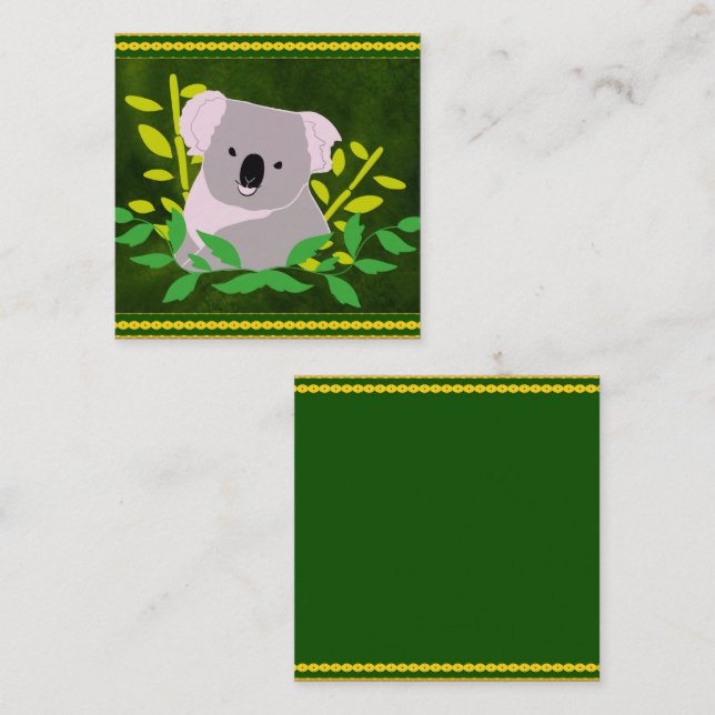 Koala Square Business Card (Front/Back)