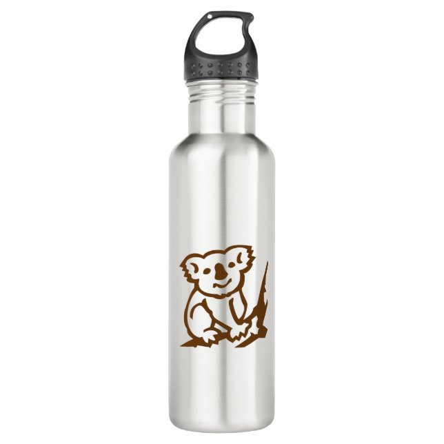 Koala Stainless Steel Water Bottle (Front)