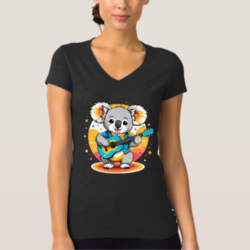 Koala Strumming a Guitar T_Shirt