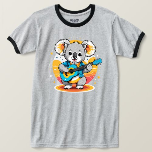 Koala Strumming a Guitar T_Shirt