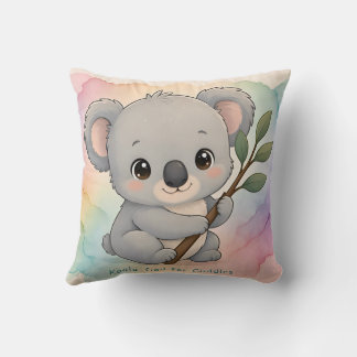 ~ KOALA ~ Sweet Gum Leaves ~ Throw Pillow