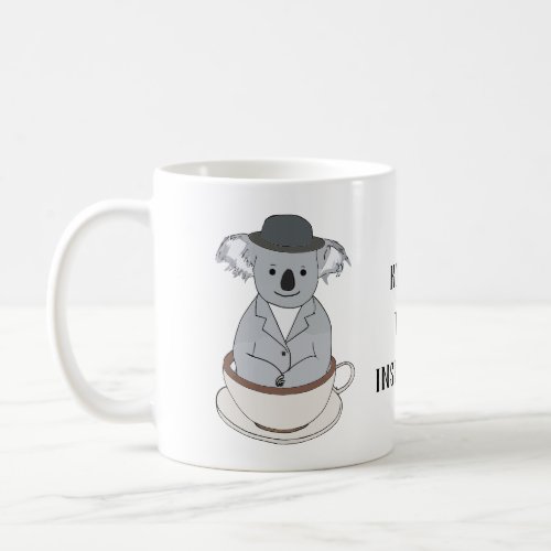 Koala Tea Inspector   T_Shirt Coffee Mug