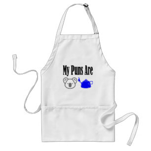 Koala Tea Puns Funny Adult Apron