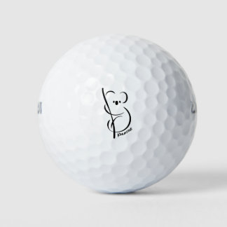 Koala Tee | Quality Minimal Ink Design Golf Balls