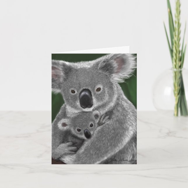 Koala Thinking of you card (Front)