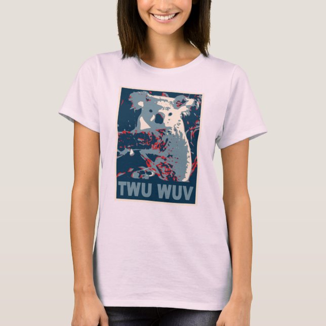 koala twu wuv T-Shirt (Front)