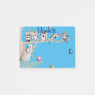 Koala Watercolor Art Womans Name Post It Notes