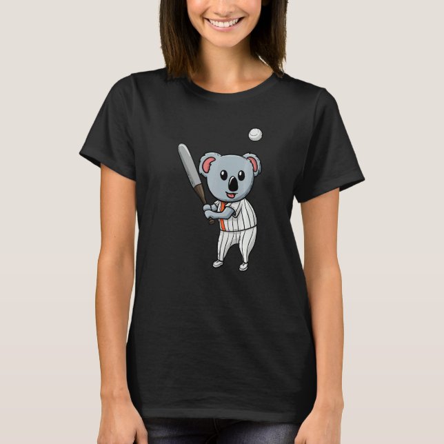 Koala Whisperer Animal Sport  Baseball Team T-Shirt (Front)