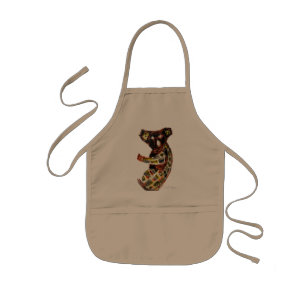 Koala Wild Animal Aboriginal Art Kids' Apron