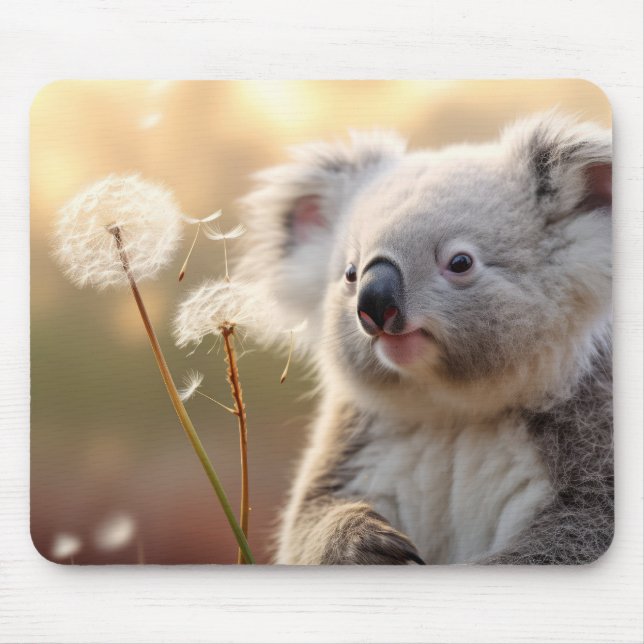 Koala Wild Animal Tranquil Peaceful  Mouse Pad (Front)