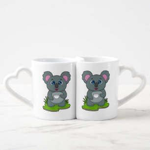 Koala with Coffee cup