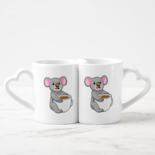 Koala with Coffee Cup