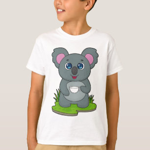 Koala with Coffee cup T-Shirt
