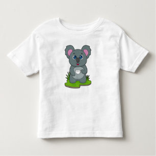 Koala with Coffee cup Toddler T-shirt