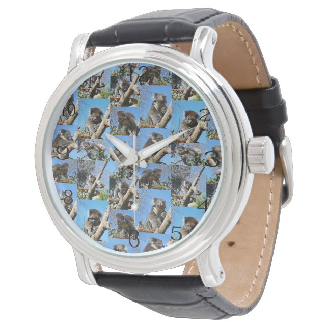 "Koala Wonders: A Heartwarming Photo Collage" Watch (Angled)