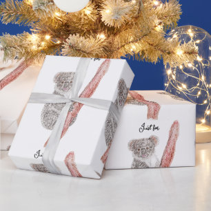 Koala wrapped paper