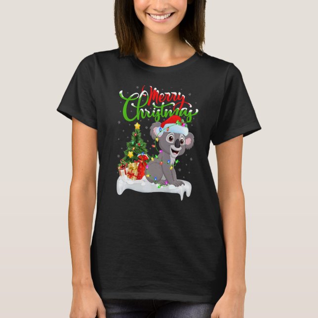 Koala  Xmas Decorations Santa Koala Christmas T-Shirt