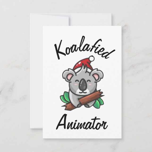 Koalafied Animator Card (Front)