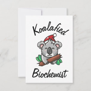 Koalafied Biochemist Card