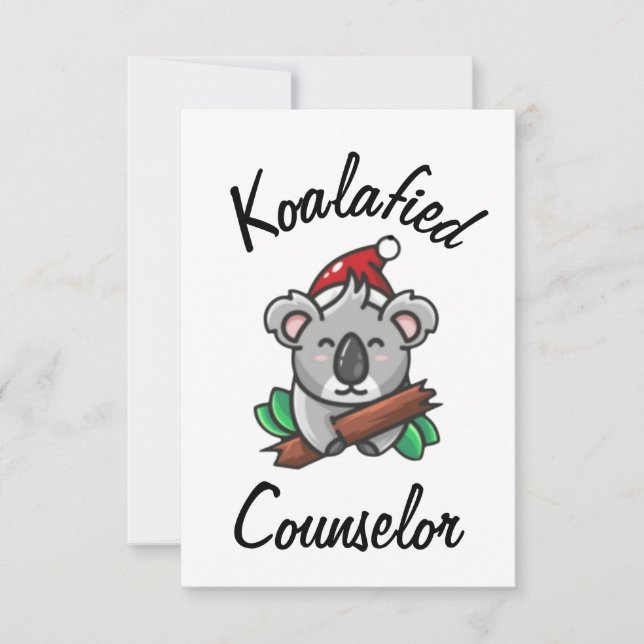 Koalafied Counselor Card (Front)