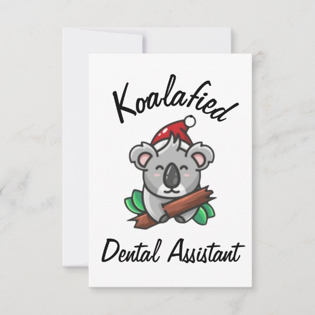 Koalafied Dental Assistant Card (Front)