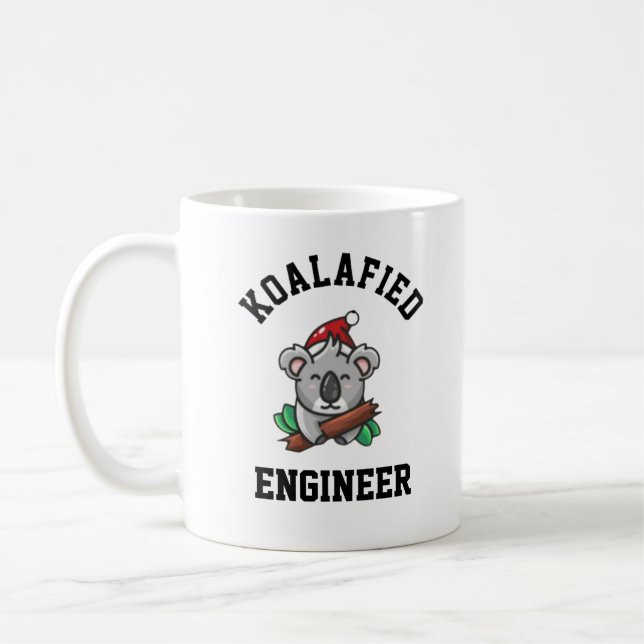 Koalafied Engineer Coffee Mug (Left)