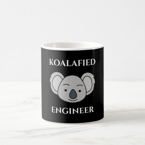 Koalafied Engineer Cute Koala Funny Job Pun Coffee Mug