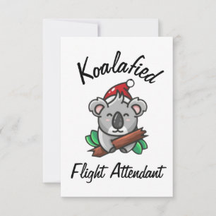 Koalafied Flight Attendant Card